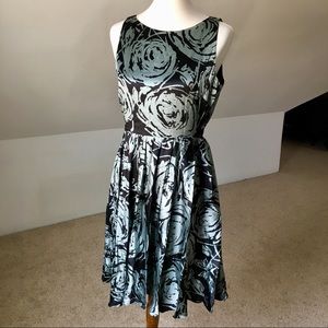 100% Silk Flouncy Party Dress NWT